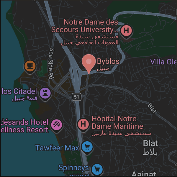 Map of Jbeil
